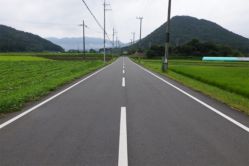 市道上牧春日町線　道路改良工事